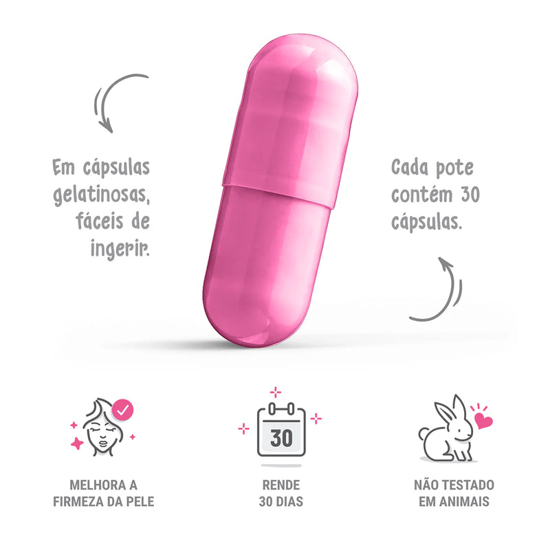 (GRÁTIS) 1 Pote Colágeno Com Ácido Hialurônico